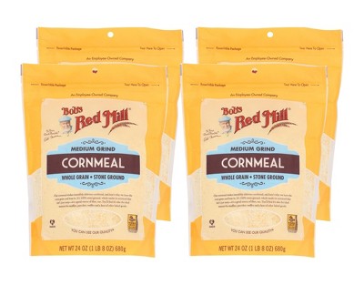 Bob's Red Mill Medium Grind Cornmeal - Case Of 4/24 Oz : Target