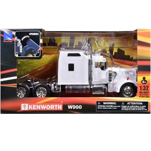 Kenworth W900 Truck Tractor White 1/32 Diecast Model by New Ray - 1 of 1
