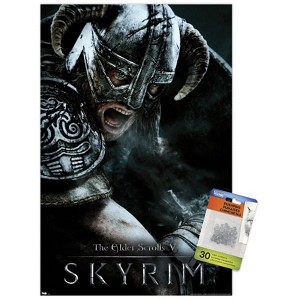 Trends International The Elder Scrolls V: Skyrim - Aerial Unframed Wall Poster Prints - 1 of 4