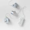 8ct LED Battery Operated Metal Village Novelty String Lights Warm White with Clear Wire - Wondershop™ - 4 of 4