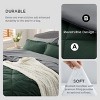 Bedsure Comforter Set – Bed in a Bag with Contrast Color Solid Design, Soft All-Season Bedding Set - 3 of 4