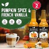 Syruvia Variety Pack - Pumpkin Spice & French Vanilla Syrup 25.4 Fl oz (2-Pack) - 3 of 4