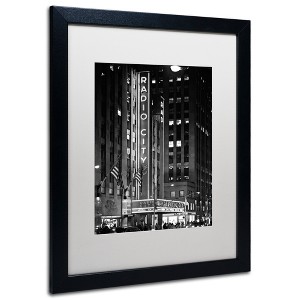 Trademark Fine Art -Philippe Hugonnard 'Radio City Music Hall' Matted Framed Art - 1 of 4