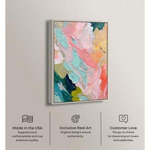 Art Remedy Pastel Layers Pastel Wall Art  Framed - 1 of 4