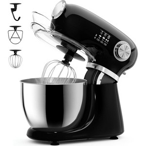 ZAFRO Stand Mixer, 12 Speeds Tilt-Head Electric Commercial Stand Mixer, 3-In-1 Kitchen Mixer with Bowl, Dough Hook, Whisk and Beater - 1 of 4