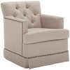 Millicent Swivel Chair - MCR4676 - Taupe - Safavieh Couture - 4 of 4