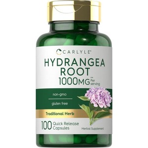 Carlyle Hydrangea Root 1000mg | 100 Capsules - 1 of 4