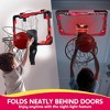 Joyfy Kids Mini Basketball Hoop, Light Up Over The Door Basketball Hoop With Scoreboard & 4 Balls, Indoor Toy Basketball Game Gift For Boys Age 3+ - 3 of 4
