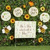 Sparkle and Bash 7 Piece Set Bee Baby Shower Decor, Gender Reveal Yard Signs with Stakes Party Supplies - 2 of 4