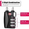 Maison Products TSA Approved Luggage Locks, Digit Cable Lock for Travel Baggage, Suitcase, Gym Lockers - 3 of 4