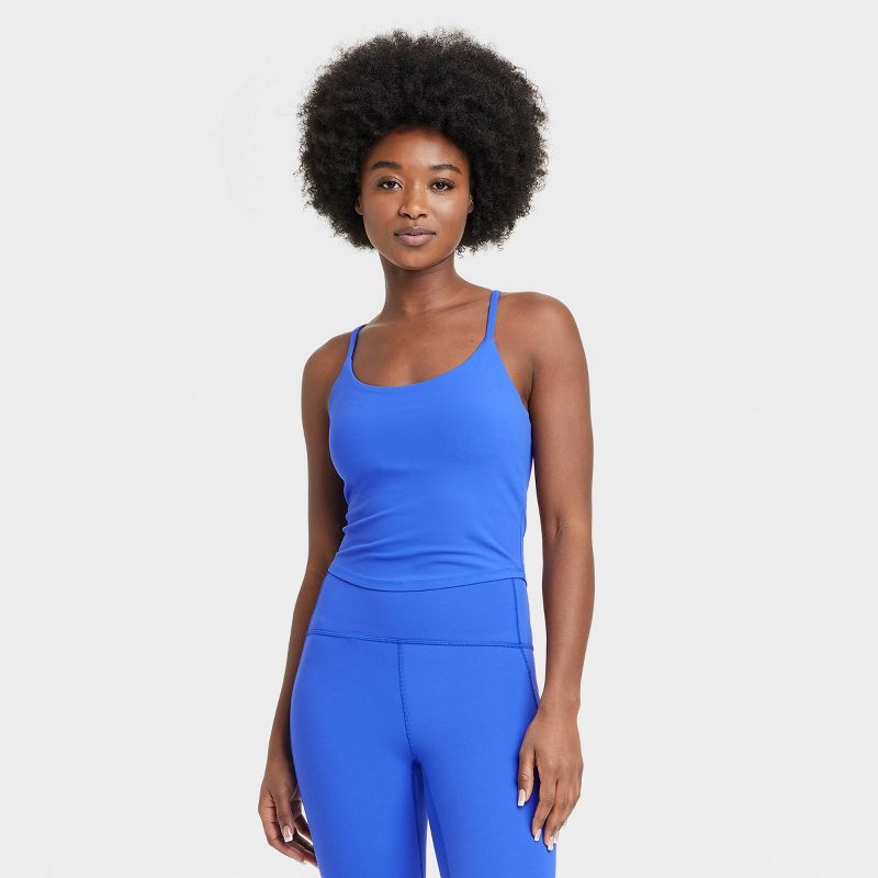 Women's Everyday Soft Cami Cropped Tank Top - All In Motion™, 1 of 6