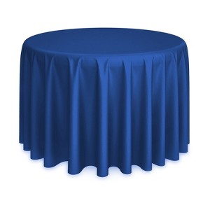 Lann's Linens 5-Pack Polyester Fabric Tablecloth for Wedding, Banquet, Restaurant - 1 of 4