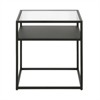 Metal Industrial Side Table in Black and Bronze Finish - Henn&Hart - 2 of 4