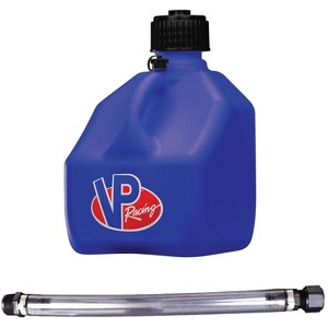 VP Racing Fuel Motorsports Jug 3 Gal Blue Square w/Hose - 1 of 4