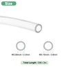 Unique Bargains Clear Tube Flexible Lightweight Low Pressure Industrial Tubing 1 Pc - 3 of 4