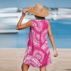 Women's Bohemian Printed Beach Cover Up Dress - Cupshe - 2 of 4