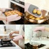 REGALWOVEN Soft Oven Mitts, Heat-Resistant Cooking Gloves, Thick Cotton Lining, Gripping for Baking, Grilling, 2Pcs Kitchen Mitts - 2 of 4