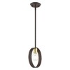 Livex Lighting Modesto 1 - Light Pendant in  Bronze - 2 of 4