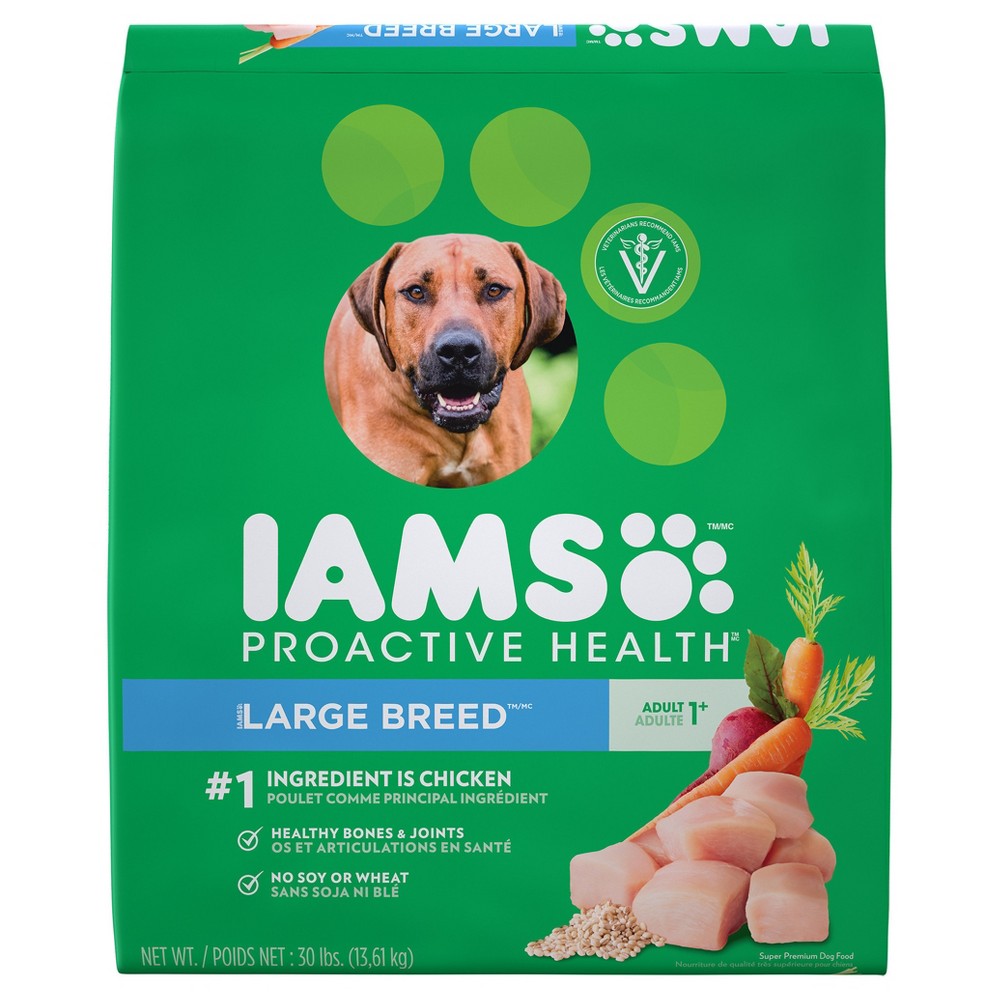 Iams ProActive Health Adult Large Breed Premium Dog Food 30 lbs