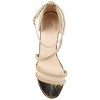 Journee Collection Women's Bella Open Toe Mid Block Heel Pumps - 4 of 4