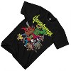 Mens Goosebumps Horror Mask Shirt - Goosebumps Book List Front and Back Mens T-Shirt - 3 of 4