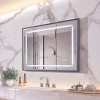 LED Bathroom Beveled Mirror: 3000-6000K Gradient Lighting, Dual-Sided Illumination, 3 Color Modes, IP54 Anti-Fog, Wall?Mountable - 2 of 4