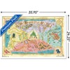 Trends International The Wizard Of Oz - Map Framed Wall Poster Prints - 3 of 4