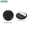 Unique Bargains Round Self-Adhesive EVA Foam Furniture Sliders Floor Protectors Black - 2 of 4