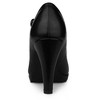 Allegra K Women's Round Toe Platform Ankle Strap Chunky Heel Pumps - 4 of 4