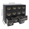 YIYIBYUS 12 Drawers Storage Cabinet, Wooden Desktop Medicine Organizer Cabinet - 4 of 4