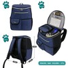 PetAmi Dog Travel Bag Backpack, Puppy Diaper Bag Supplies, Pet Camping Essentials Hiking Accessories, Food Container, Collapsible Bowls - 2 of 4