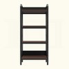KIGFTSOD Bakers Rack 4-Level Metal & Wooden Kitchen Storage Shelves, Kitchen Organizer for Garage, Pantry, Bathroom, Closet - 3 of 4