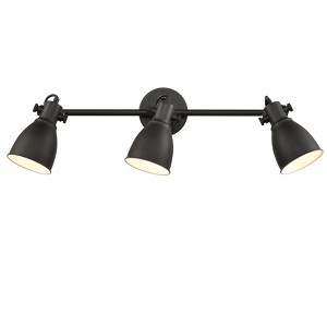 CLAXY Black Wall Mounted Ceiling Tracking Lighting Industrial Style - 1 of 4