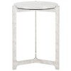 Zuo Barmas Side Table White & Silver - 4 of 4