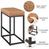 Yaheetech 30"H Bar Stools Backless Industrial Stool Modern Upholster Set of 2 - 4 of 4