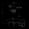 Siljoy Modern Crystal Chandelier for Dining Room - 2 of 4