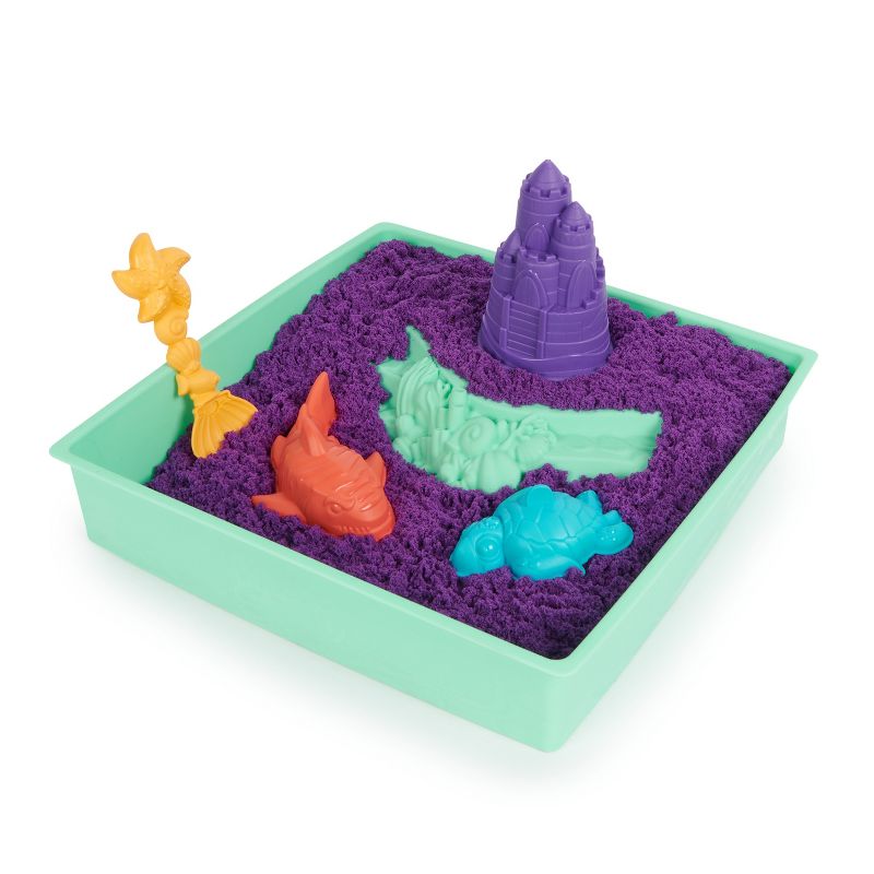 Kinetic Sand Sandbox Set Purple, 4 of 11