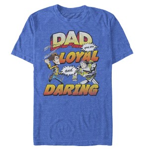 Men's Toy Story Father's Day Buzz & Woody T-Shirt - 1 of 4