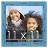 PosterPalooza | Square Shabby Chic Blue Picture Frame - UV Acrylic, Foam Board Backing, Hanging Hardware - 2 of 4