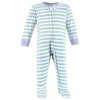 Hudson Baby Infant Boy Cotton Sleep and Play, Cheerful Dino Friends - 4 of 4