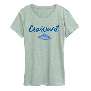 Women's - Instant Message - Croissant Short Sleeve Graphic T-Shirt - 1 of 4