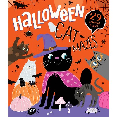 Halloween Cat Mazes - (Clever Mazes) by  Nora Watkins & Clever Publishing (Paperback)