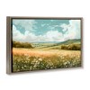 Stupell Industries Scenic Daisy Valley Floating Frame Canvas Art - 2 of 4