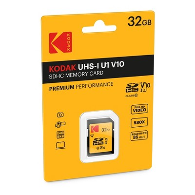 Kodak 32GB Class 10 UHS-I U1 SDHC Memory Card