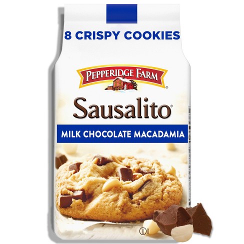Pepperidge Farm Sausalito Milk Chocolate Macadamia Cookies, 8 Crispy  Cookies, 7.2 oz. Bag - DroneUp Delivery