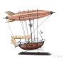 Old Modern Handicrafts Steampunk Airship Model – Handmade Iron Fantasy Decor, 14"x5"x12" - 2 of 4