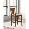 NicBex 35.4" Dining Table Set for 4 Counter Height Table Set Pub Height Square Dining Table with 4 Chairs - 3 of 4