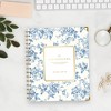 Day Designer Weekly/Monthly Wirebound Planner 7x9 Hardcover Belinda Blue - 2 of 4