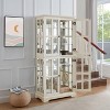 Okak Modern Free-Standing Antique Display Bookshelf Multifunctional Bookcase,Storage Organizer Display Stand for Living Room,Office - 2 of 4