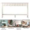 KTMBDW Long Console Table Entryway Table with Different Size Drawers and Bottom Shelf, Narrow Storage Sofa Table for living room Entryway, White - image 4 of 4